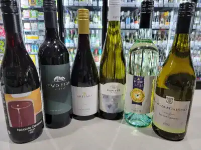 Local wine selection at Bailey Bottle Shop